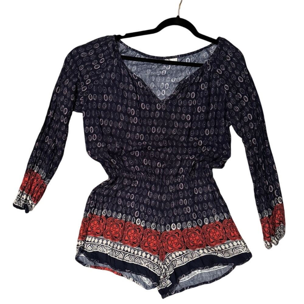 NWOT - Anthropologie Lilka Apolima Printed Romper - Size L - Picture 5 of 8